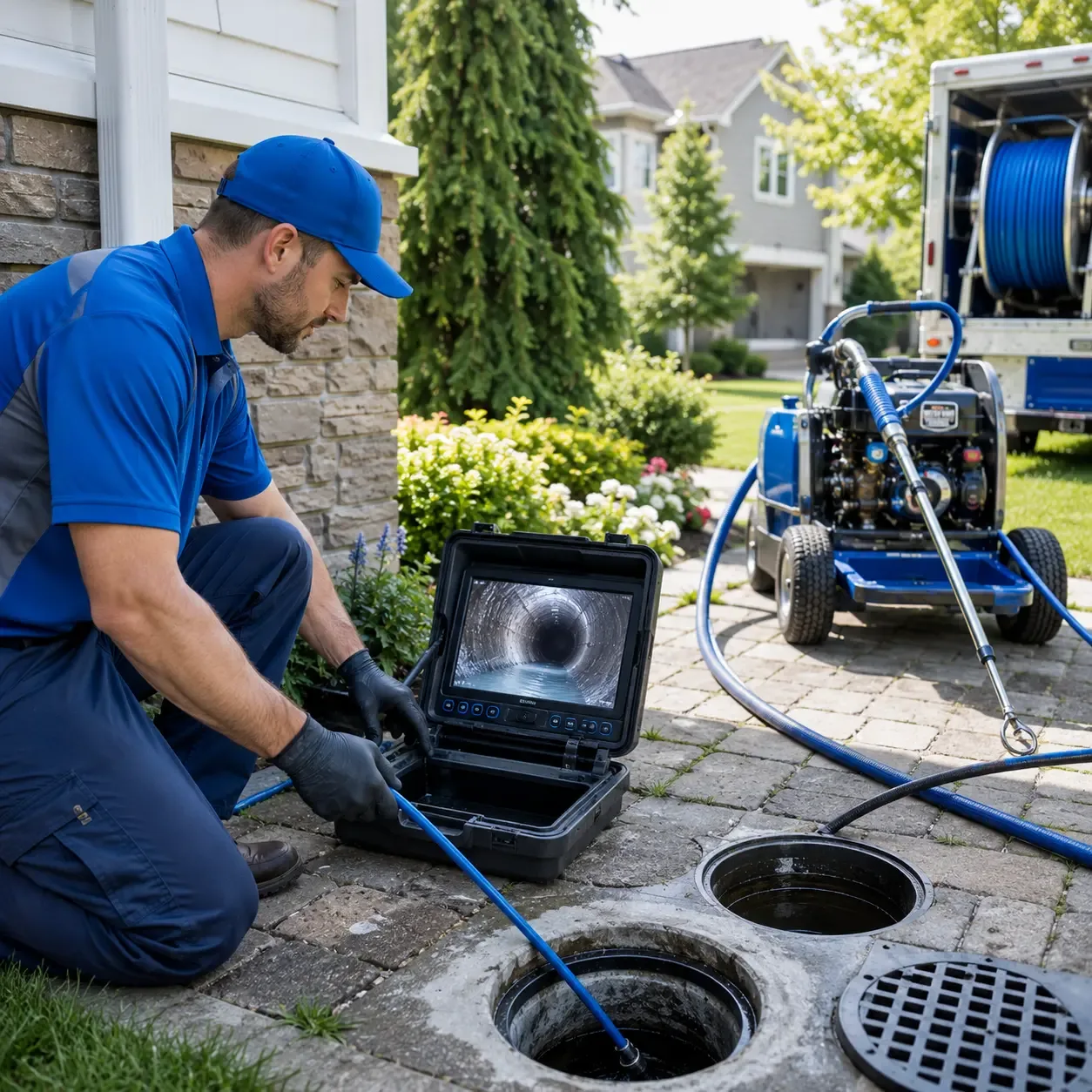 Outdoor drain cleaning professionals serving Old Forge, NY